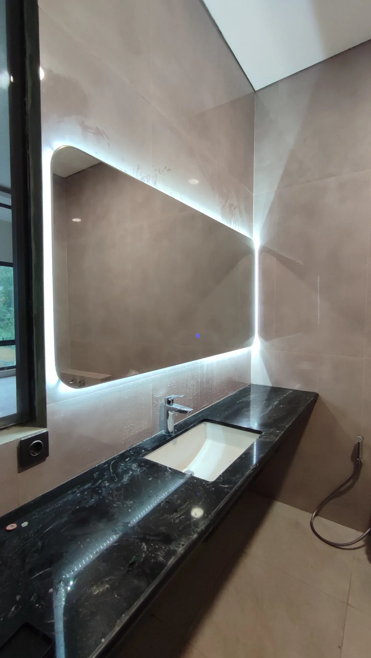 Frameless rectangle touchscreen (lampu 3 warna)