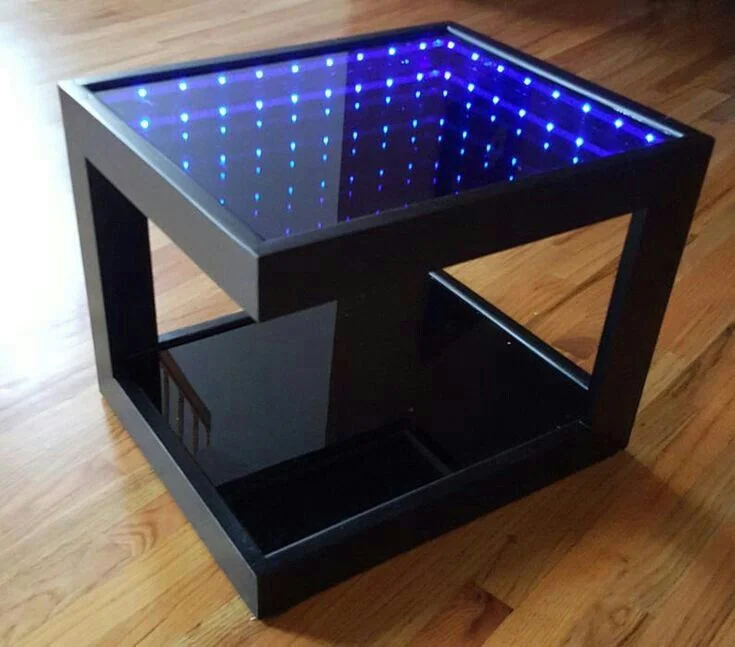 infinity mirror table